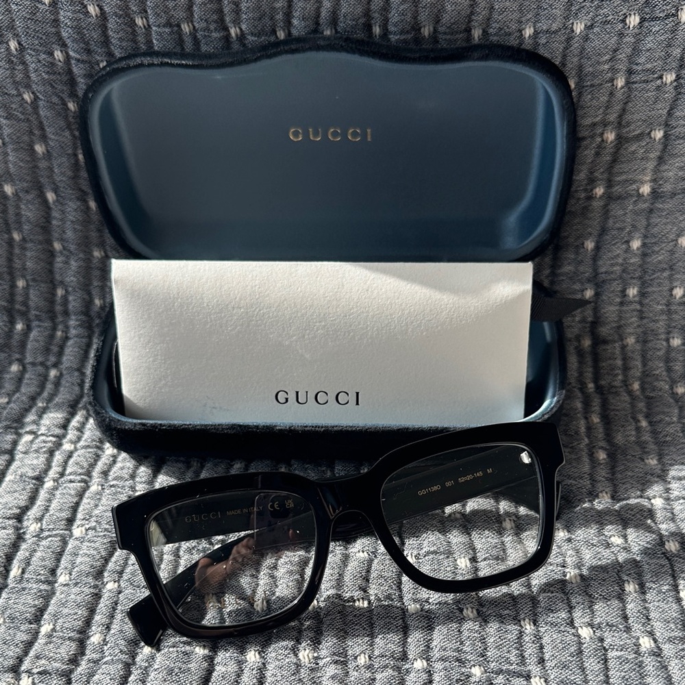 Gucci Black Eyewear with Case